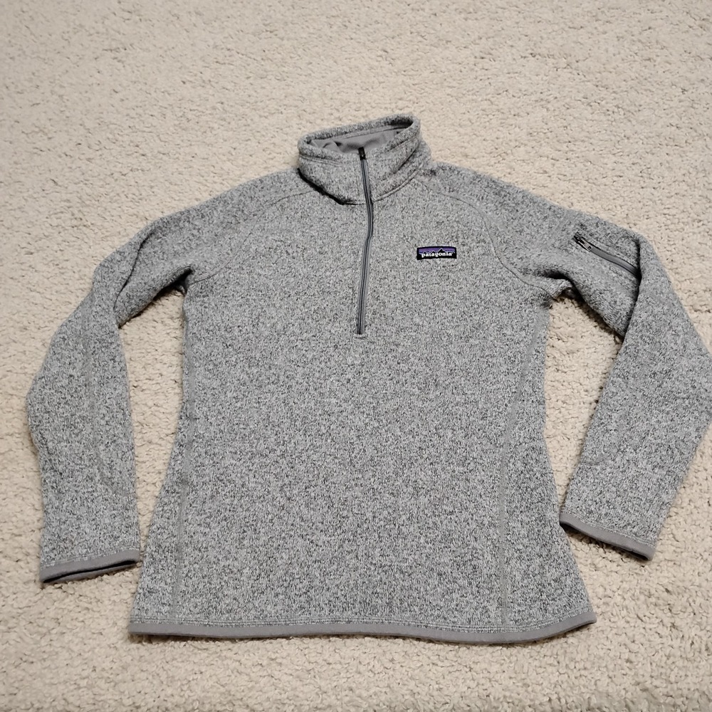 Patagonia Jacket Womens Small Gray Better Sweater Fleece Zip Outdoors Hiking
